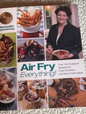 Air Fry Everything! Cookbook by - White/Teal Cover